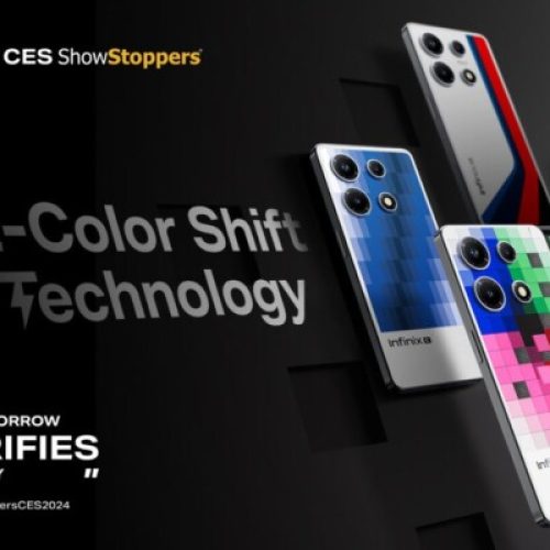 Infinix revela tecnologia E-Color Shift na CES 2024